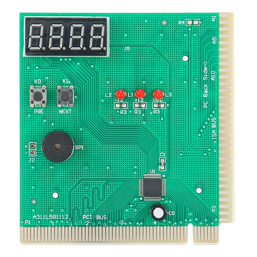 Scheda cifre analizzatore pc - scheda,